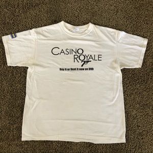 Vintage Casino Royal Blockbuster T-shirt size L